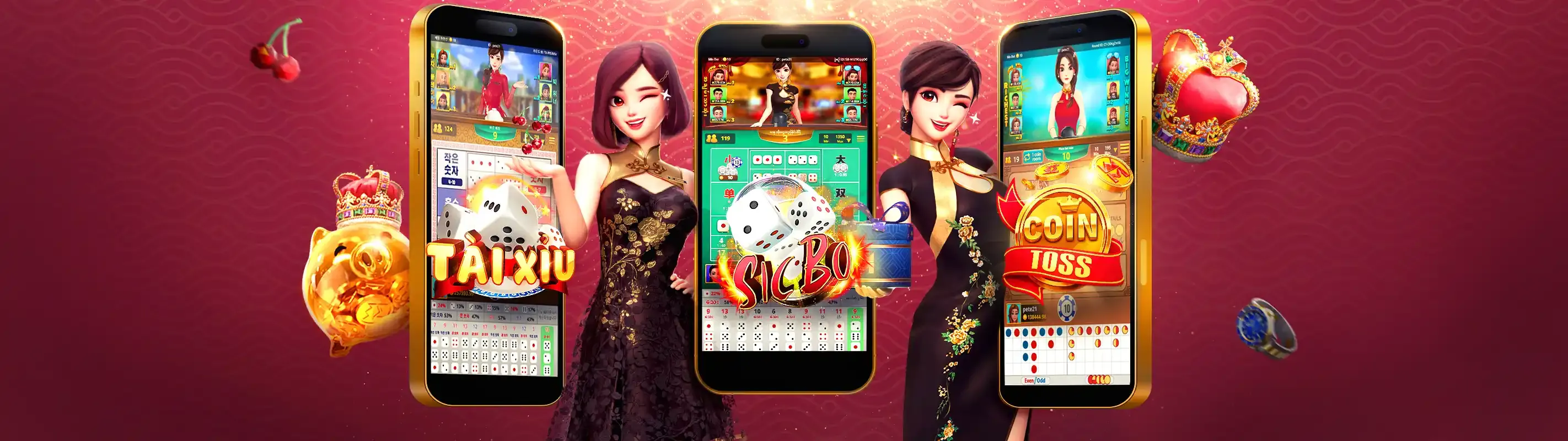 Giao diện U888 APP với các trò chơi casino cổ điển